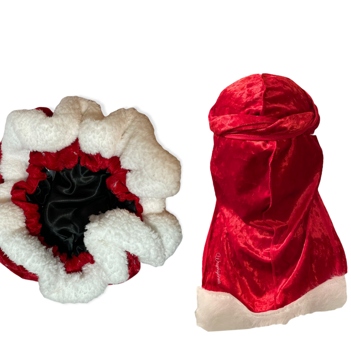 Mr. & Mrs. Clause Durag and Bonnet