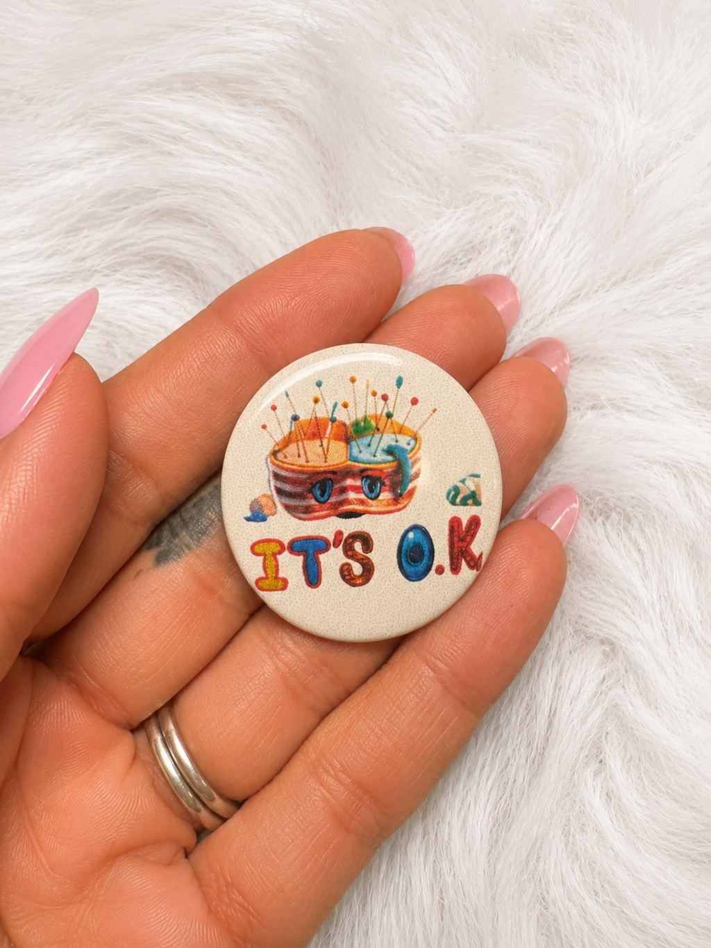 Illustrated Button