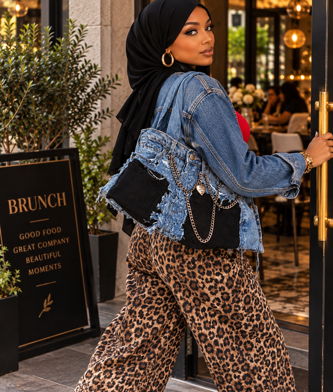 Denim Handbag