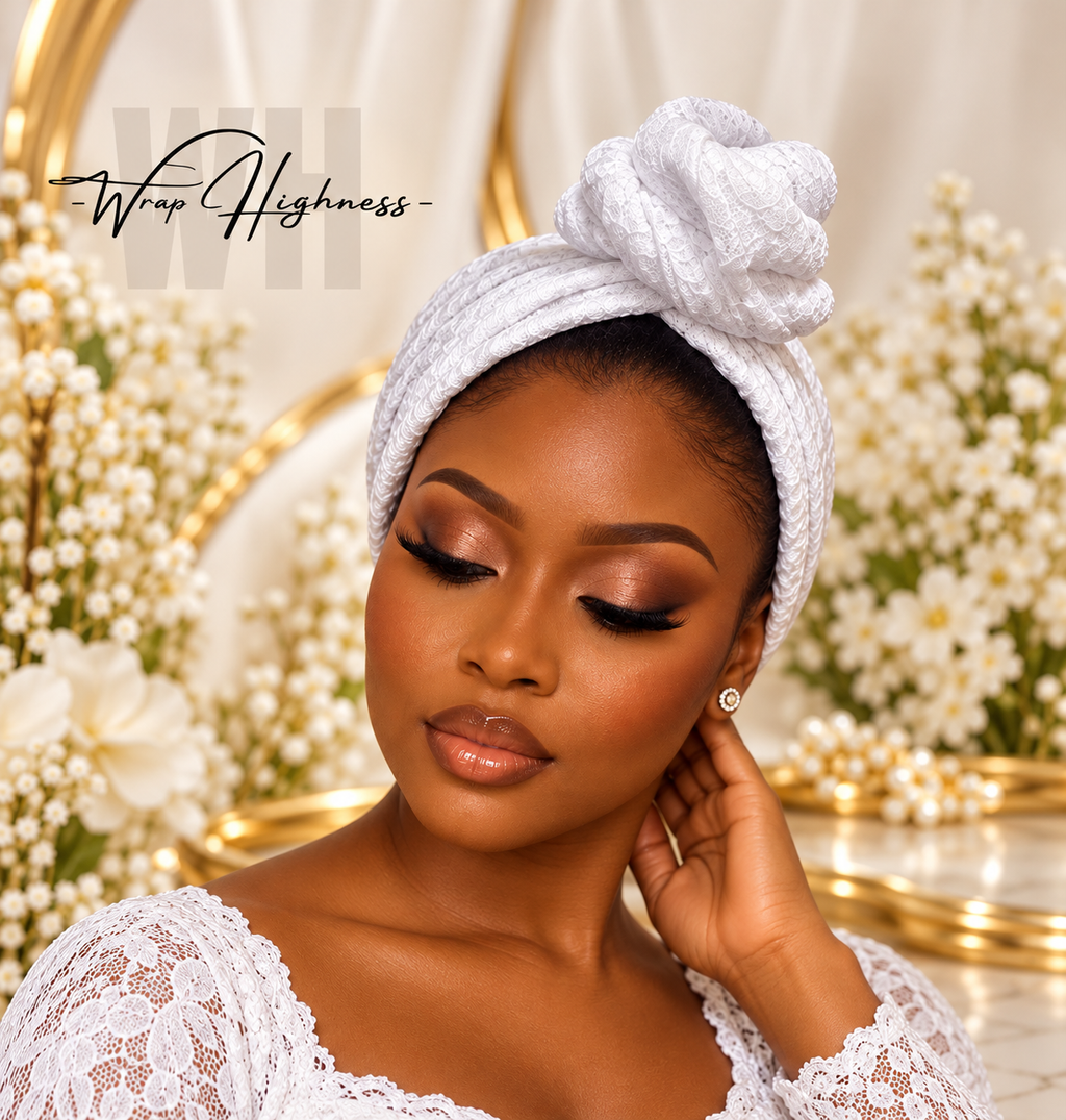 Pretied Lace Front Bun Headwrap
