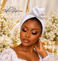 Pretied Lace Front Bun Headwrap