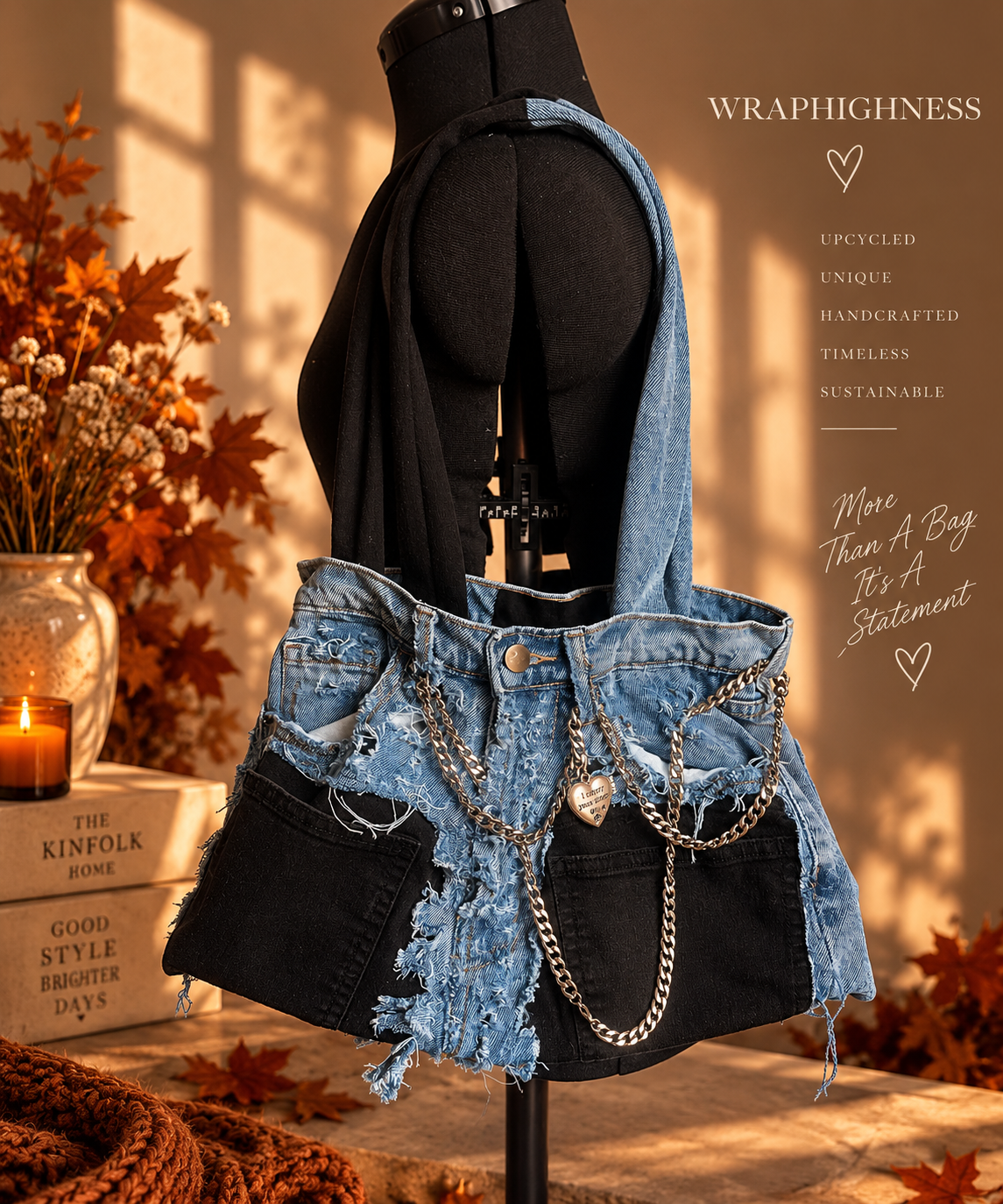Denim Handbag