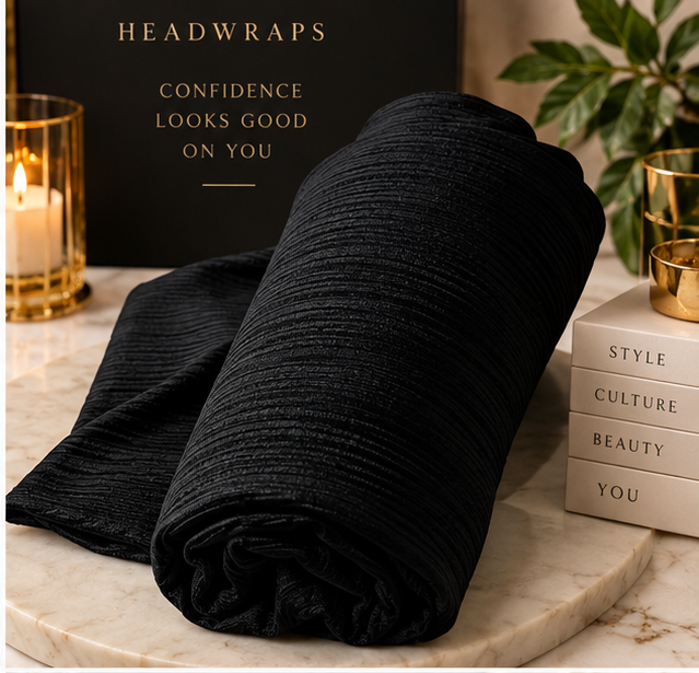 Stretch knit scarf