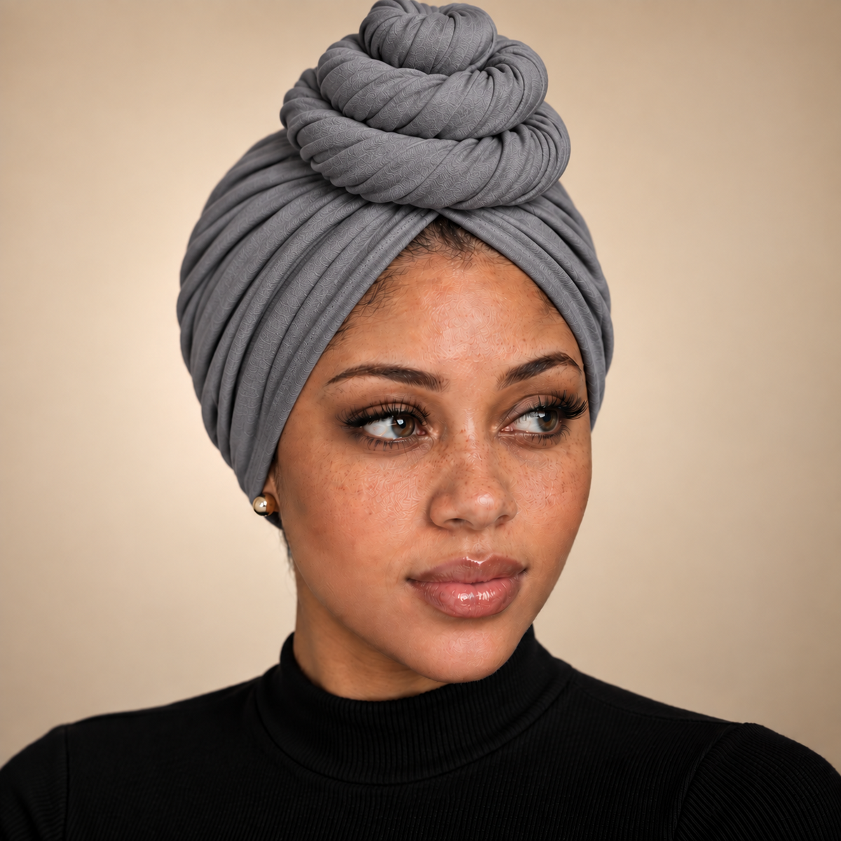 Front Bun Satin Lined Headwraps