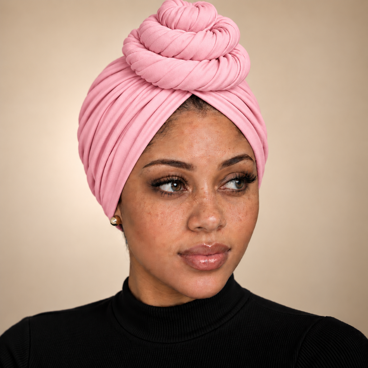 Front Bun Satin Lined Headwraps