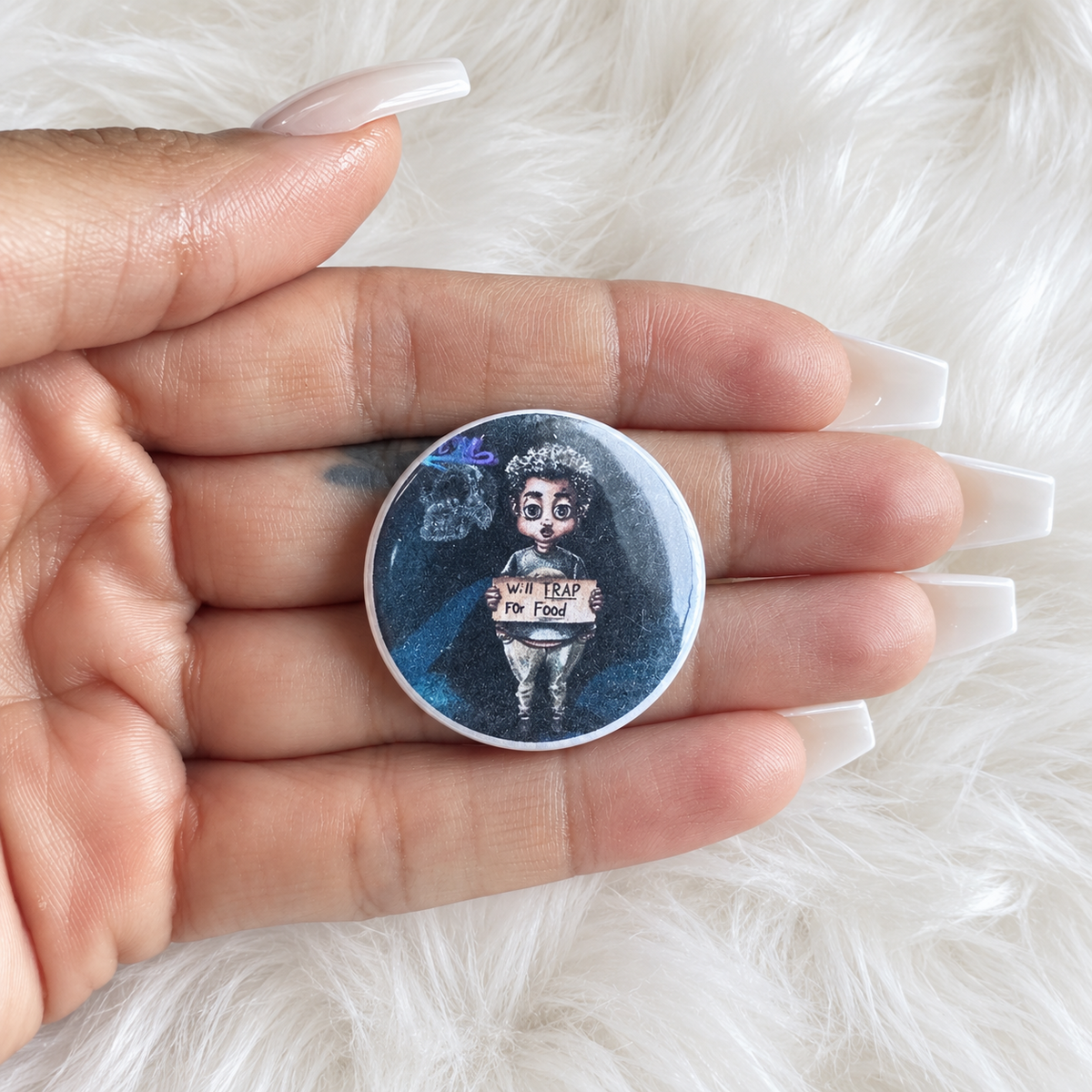 Illustrated Button