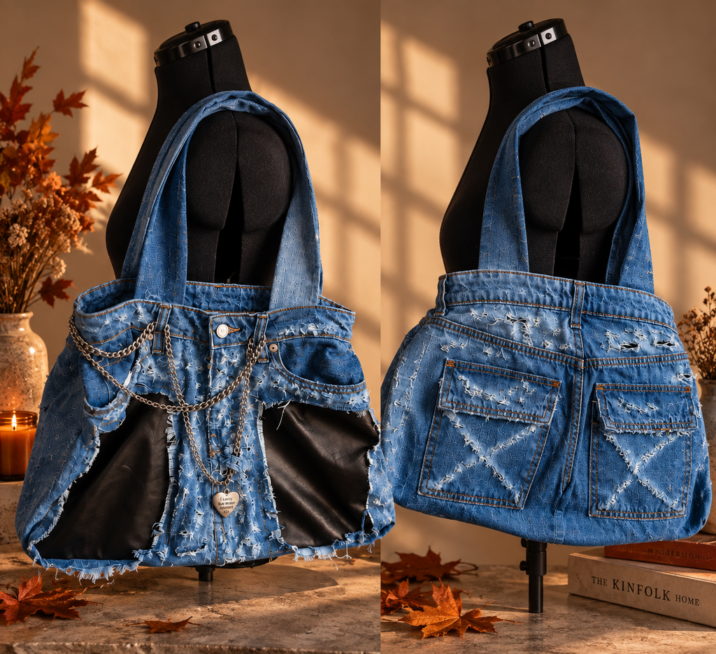 Denim Handbag