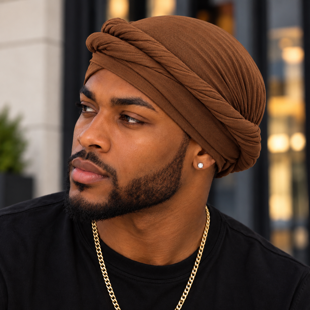 Slip on Cap Crown Turban
